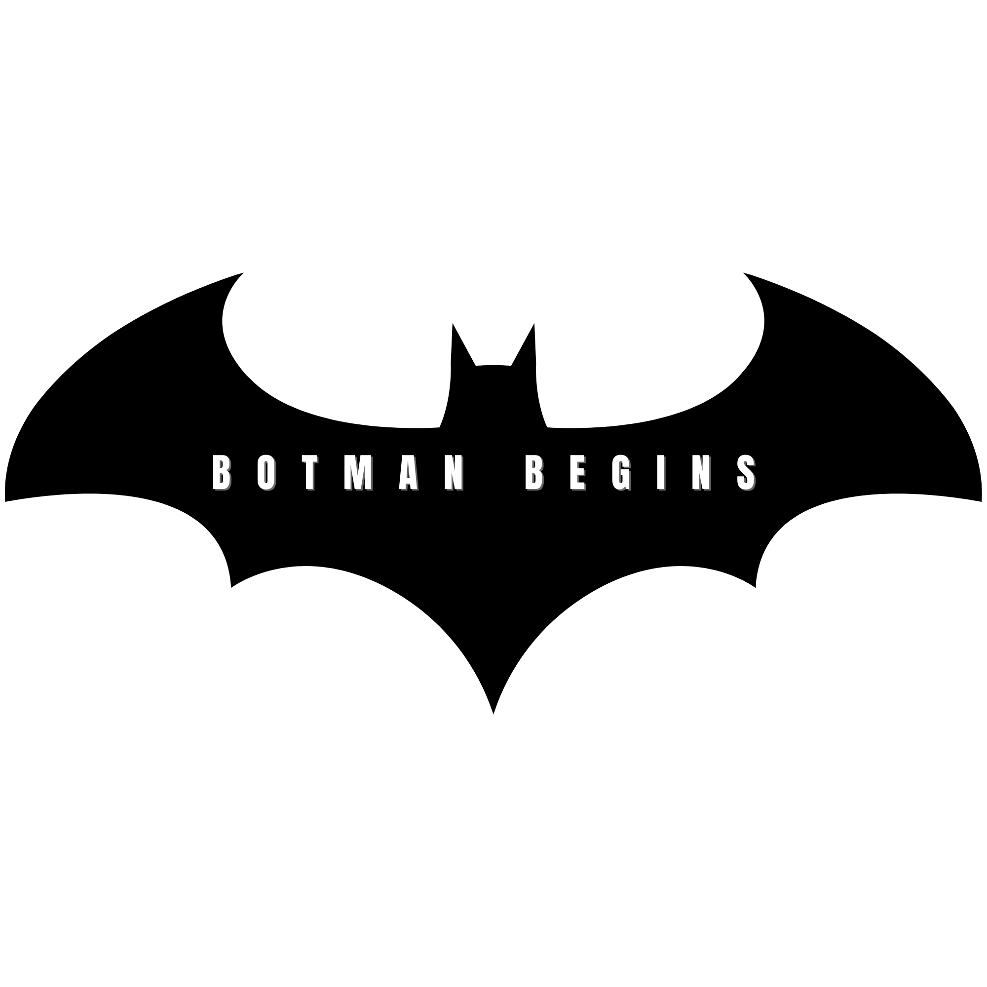 Botman Begins Hoodie (Logo)