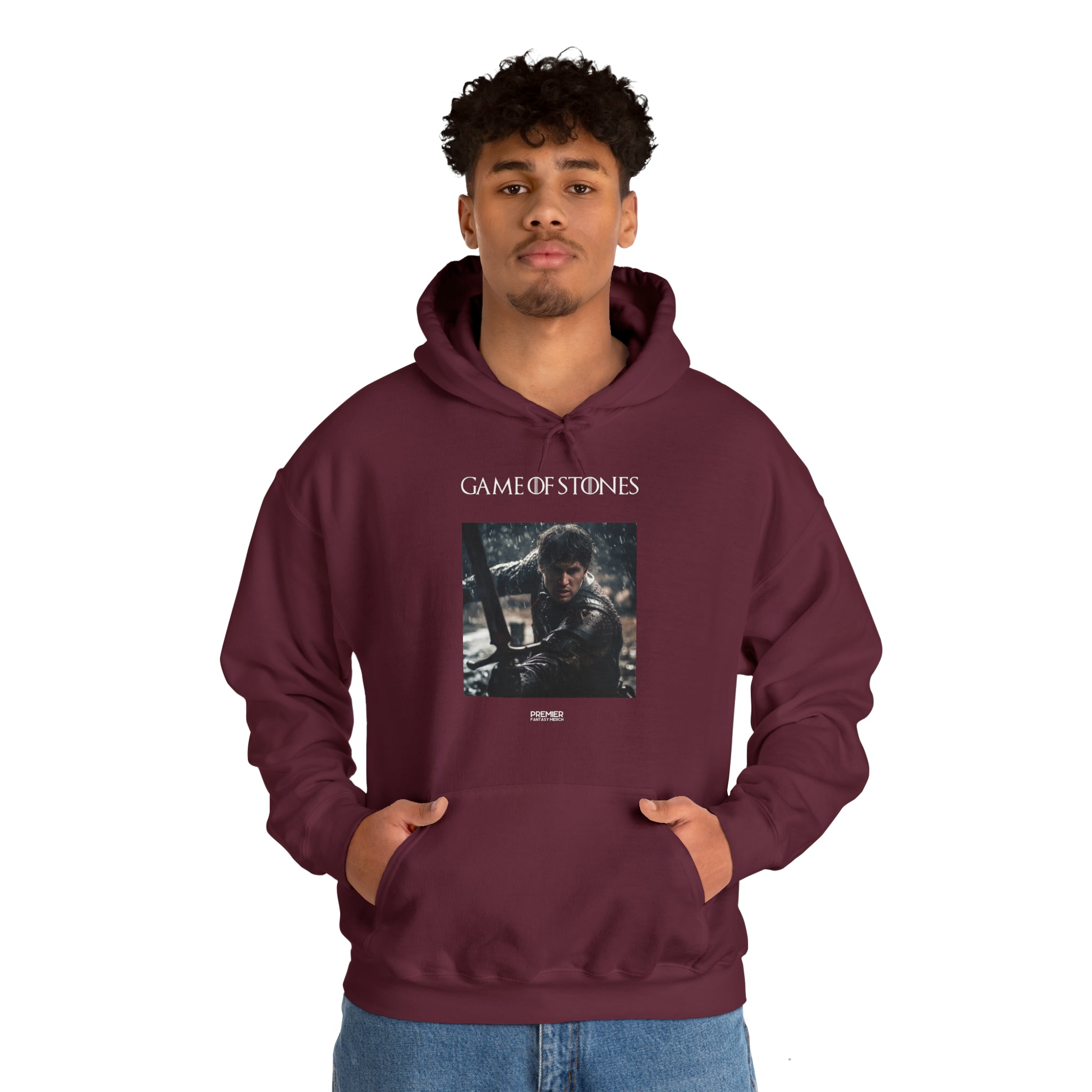 Game of Stones Hoodie (Combat - Bespoke Font)