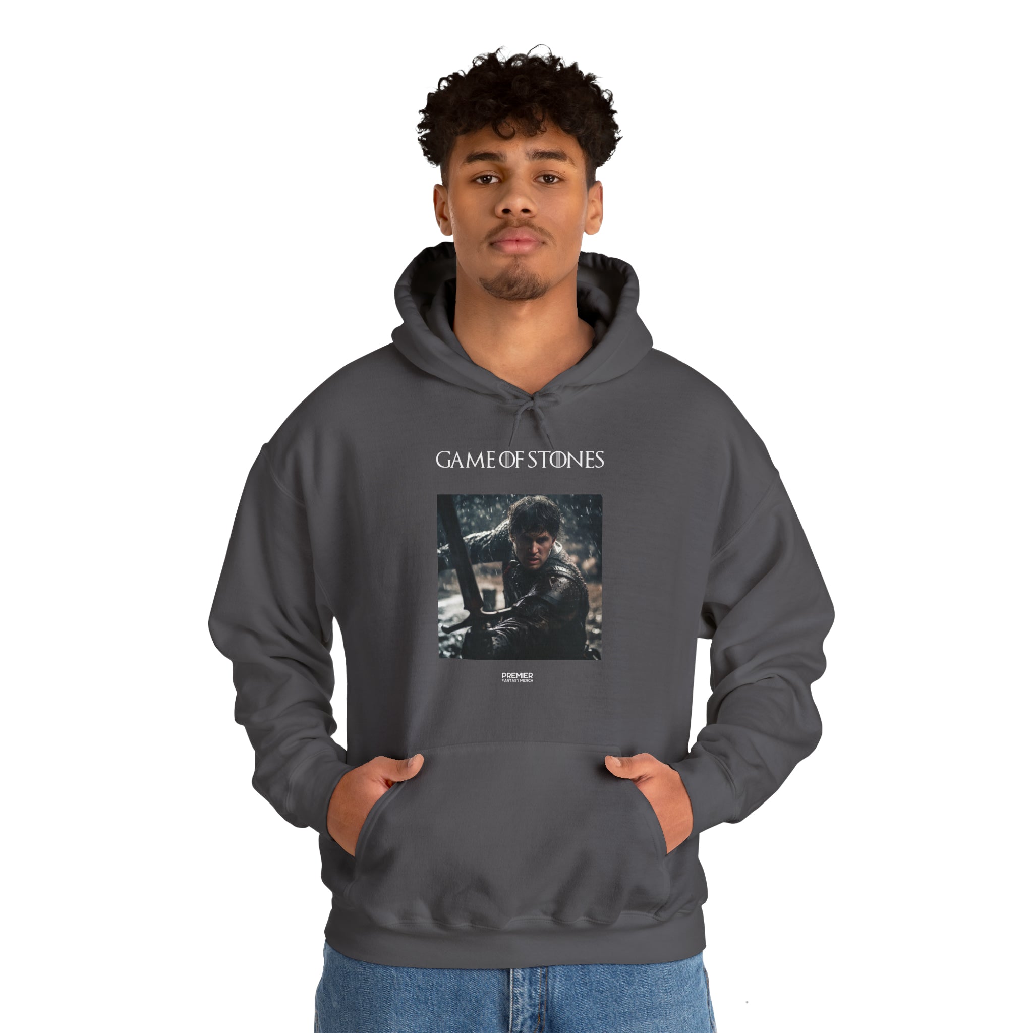 Game of Stones Hoodie (Combat - Bespoke Font)